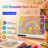 Tableau de Dessin LED RVB Lumineux à Haute Luminosité pour Décoration Maison, Bureau, Magasin – Facile à Nettoyer – Vente Directe Usine