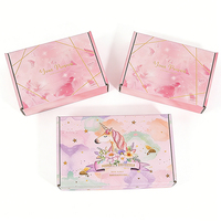 Boîte d'expédition rigide UV personnalisée avec logo, moderne, de luxe, écologique, recyclable, en carton ondulé, avec pelliculage mat et doublure en mousse