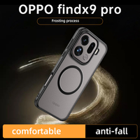 Luxe Mat Transparent Clair Magnétique OPPO Findx9 Pro Cas Dur Antichoc Couverture Arrière pour Téléphones Mobiles housse