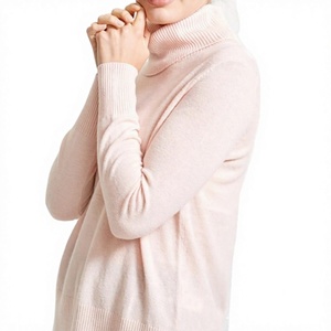 Pull-over décontracté en maille unie à manches longues pour femme, doux, tricoté à la main, broderie frontale, grande taille, automne-hiver - Product Image 1