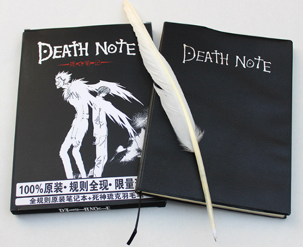 Scatola portapenne nera per notebook