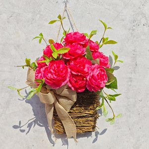 Guirnalda de Rosas de Estilo Moderno, Guirnalda de Flores al por Mayor, Decoración para Colgar en Puertas y Cestas del Hogar - Product Image 4