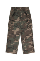 Pantalon cargo en jean pour homme OEM ODM, motif camouflage forestier, denim, orné de strass, multi-poches, vintage, délavé, coupe ample