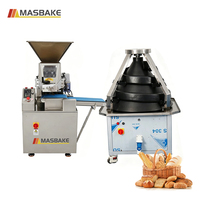 Machine industrielle de division et de façonnage automatique de pâte à haute vitesse, équipement de traitement robuste pour la production de pains et de brioches