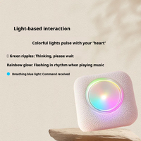 Cube Compagnon Émotionnel IA Premium, Jouet Interactif à Activation Vocale, Haut-parleur d'Éveil Précoce pour Enfants, Compagnon d'Apprentissage au Chevet