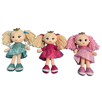 Poupée de mode personnalisée, papillon gothique, peluche douce, jouet en peluche (brunette - yeux bruns), poupée fantastique pour filles