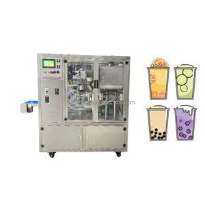 Fabricant automatique Bubble Tea café Popping Boba Machine de remplissage et de scellage machine à emballer