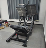 Presse à jambes inclinée NO.35 à usage commercial, réglable, sécurisée, en acier robuste, à charge de plaques, équipement de gym, machine d'entraînement de force et de fitness