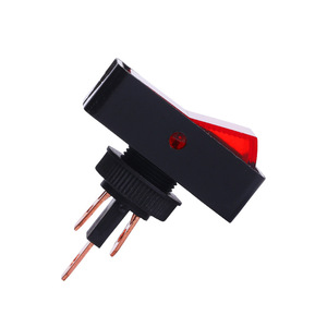 Asw-11d Rocker Switch 24V Spst On Off Screw Terminal <b>Abs</b> Material Ip21 For Car Use - Product Image 2