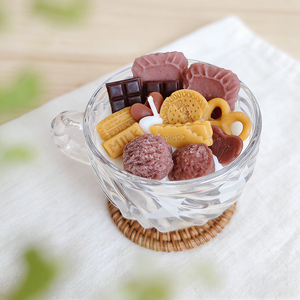 Mini Velas Aromáticas de Postre, Lindas y de Alta Calidad, Hechas a Mano en Frascos de Vidrio, Aroma a Chocolate y Galleta, para Acción de Gracias, Navidad y el Hogar - Product Image 2