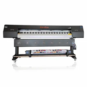 Worldcolor Nieuwe Twee Hoofden I3200 Eco Solvent Printer Een Jaar Garantie Zware Machine Digitale Eco Solvent Printer