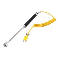Sonde de mesure de température industrielle portative de type K, thermocouple de surface, pointe de sonde de mesure, série NR Ruixiangtong, en métal