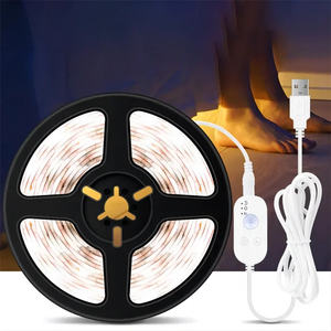 Capteur de mouvement 5M 5050/3528/2835 DC12V <span class=keywords><strong>ruban</strong></span> néon Flexible bande RVB kit de <span class=keywords><strong>ruban</strong></span> lumineux <span class=keywords><strong>led</strong></span> + contrôleur alimentation - Product Image 5