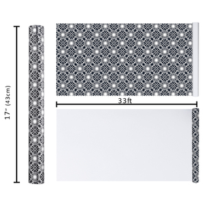 Graduation Season <b>Glossy</b> Black Floral Printed Wrapping <b>Paper</b> Flower & Cake Decorative Packing <b>Paper</b> - Product Image 3