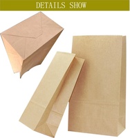 Fabrication de sacs en papier sac d'emballage de cire anti-graisse pour Sandwich Cookie Pâtisserie Food Snack
