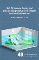Ventilateur d'extraction axial électrique mural/fenêtre à roulement à billes bidirectionnel à distance, ventilateur domestique OEM, garantie 3 ans pour salle de bain et cuisine