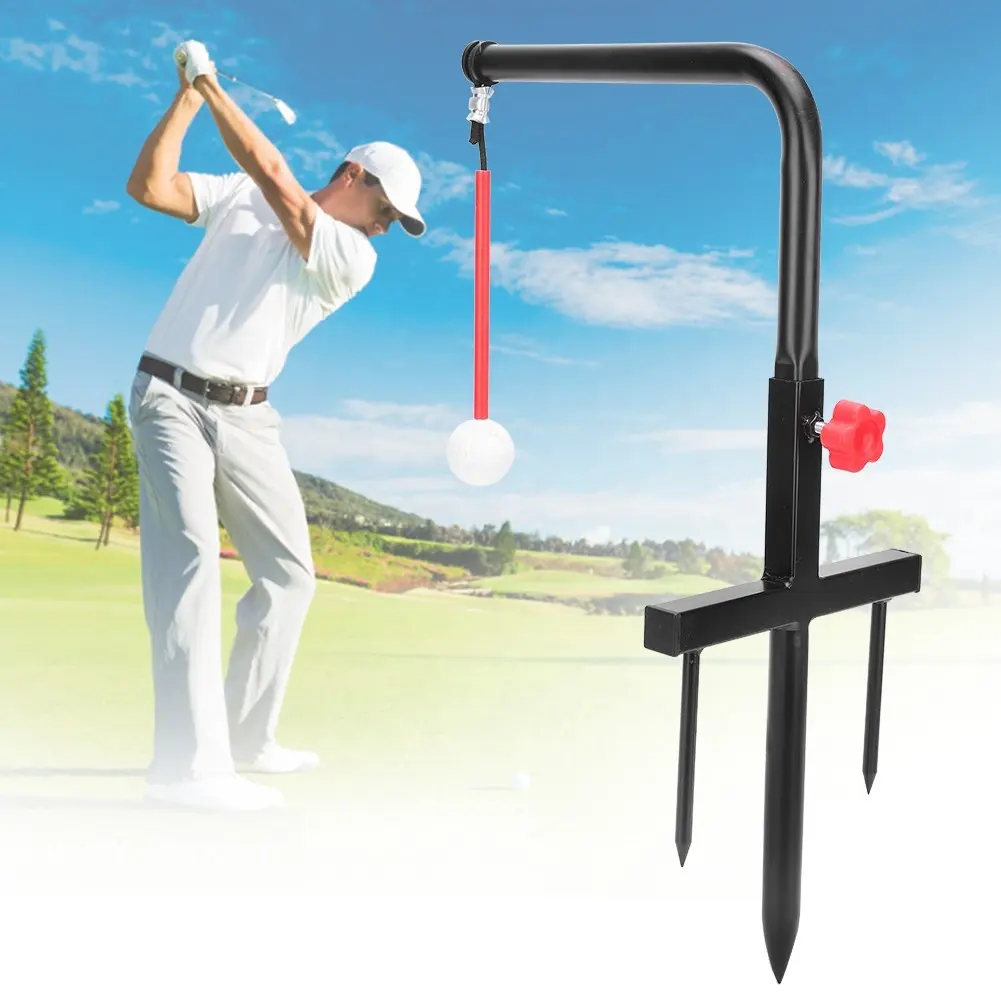 Nova Chegada Indoor Outdoor Sports Golf Swing Trainer Ajuda Ajustável Treinamento De Golfe Portátil