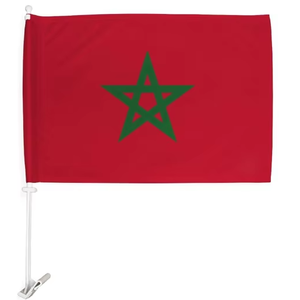 Banderas de Coche de las Islas Vírgenes de los Estados Unidos con Soporte para Asta, Bandera de Coche de las Islas Vírgenes de Poliéster Premium para la Mayoría de las Ventanas de Vehículos - Product Image 5