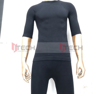 Sous-vêtements d'entraînement <span class=keywords><strong>EMS</strong></span> noirs Miha Bodytec, veste de combinaison <span class=keywords><strong>EMS</strong></span> <span class=keywords><strong>Xbody</strong></span> pour la salle de sport, stimulateur musculaire électrique, tailles XS, S, M, L, XL, XXL - Product Image 3