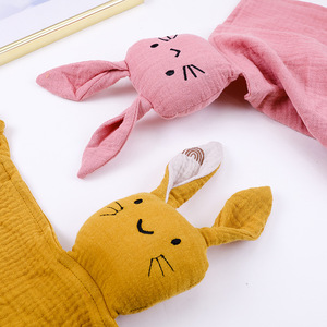 Coperta di Sicurezza per Neonati con Animali di Peluche, Asciugamano Calmante a Forma di Gatto, Vendita all'Ingrosso - Product Image 5