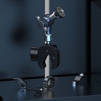 Support de caméra sport portable flexible en alliage d'aluminium CNC de haute qualité Meichen pour moto, voyage et sports d'action