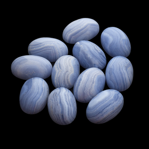 Butswana naturale agata Cabochon pietre preziose blu quarzo gioielli in pietra naturale gioielli in pietra dall'africa - Product Image 2