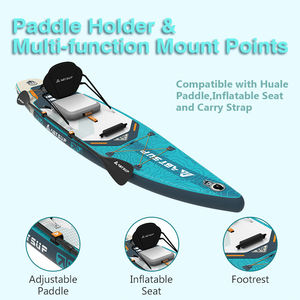 <span class=keywords><strong>Planche</strong></span> à <span class=keywords><strong>pagaie</strong></span> gonflable de taille personnalisée d'usine 12 'x 34 "SUP pour <span class=keywords><strong>2</strong></span> + 1 <span class=keywords><strong>personnes</strong></span>/planches à <span class=keywords><strong>pagaie</strong></span> amicales pour débutants en famille - Product Image 5