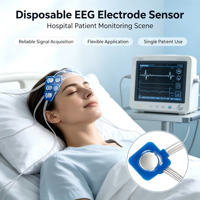 VMANX Électrode cérébrale EEG jetable, capteur souple pour le front, patch de surveillance du sommeil, signal cérébral médical non invasif