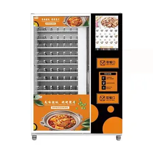 Itália Vendendo Grande Pizza Pizza Vending Machine Freshly Automatly Aquecida Forno De Indução Móvel Vending Machine