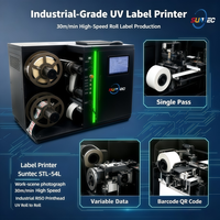 Impresora UV de Etiquetas en Rollo con Datos Variables y Cabezal de Impresión Toshiba para Etiquetas Recubiertas e Impresión Digital de Pequeños Pedidos