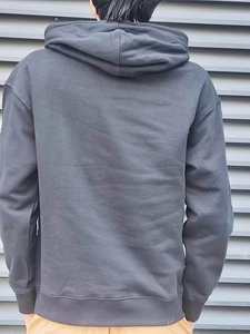 Chándal Unisex de 350G con Capucha y Estampado Frontal, Estilo Casual Urbano, Personalizable, de Algodón Grueso y Felpa, Antiencogimiento, Corto para Hombre - Product Image 4