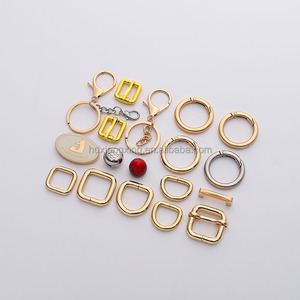 Op maat gemaakte metalen <span class=keywords><strong>split</strong></span> <span class=keywords><strong>D</strong></span>-<span class=keywords><strong>ring</strong></span> rosé goud/zilver/zwart voor luxe handtas - Sterke verstelbare hardware luxe sterk - Product Image 1