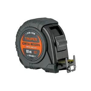 Cinta Métrica Resistente a Impactos BOX 3 de 10 m, Cinta Negra de 32 mm, TRUPER - Product Image 1