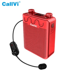 CallVi V-807 Rechargeable Mini Audio <strong>Speaker</strong> <strong>Amplifier</strong> <strong>with</strong> Wireless Microphone and FM Radio - Product Image 6
