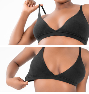 Reggiseno Triangolare Morbido in Cotone Senza Cuciture, Comodo per Uso Quotidiano, Senza Ferretto, <span class=keywords><strong>Taglie</strong></span> Forti, per Donna - Vendita all'Ingrosso - Product Image 5