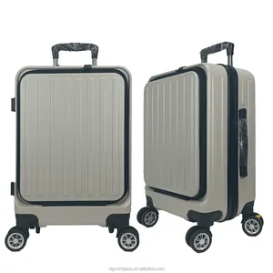 Prezzo all'ingrosso di fabbrica 20 pollici Business cabina di dimensioni borsa da viaggio ABS Trolley Koffer Travelling Carry On Valise