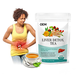 Tisane Détox Bio OEM pour le Foie – Mélange de Racine de Kudzu, Chrysanthème, Goji et Gynostemma – 100% Naturel, Sans Caféine – Boîte de 20 Sachets de Thé - Product Image 1