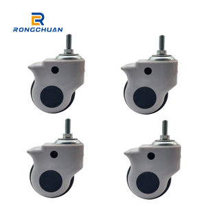 <span class=keywords><strong>5</strong></span> Zoll Krankenhaus elektrische Kurbel bett Rollen rad Krankenhaus ausrüstung und Bett medizinische Kunststoff Rollen räder - Product Image 6