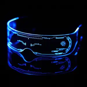 PT Hot Selling LED-Brille Neon-Party-Brille mit LED-Leuchten Leuchten LED-Brille für Kinder Party Light Up Toy