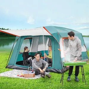 FAVOUR PU glamping impermeabile grande tenda di lusso per famiglie 8 12 persone tenda da campeggio 12