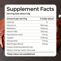 WELLBODY OEM Beef Liver Organ Instant Powder Natural Food Grade Adult Immune Support