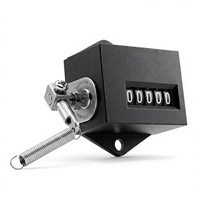 Pièces de rechange disponibles pour divers compteurs mécaniques de commutation industrielle, 5 chiffres non réinitialisables
