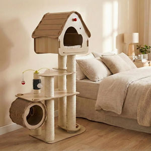 Struttura per Arrampicata per Gatti in Corda di Canapa Multistrato di Alta Qualità, Ecologica e Resistente - Product Image 1