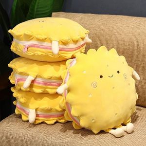 Biscuits Cute <b>Hugging</b> <b>Pillow</b> Plush Stuffed Anime Character Stuffed Cushion Collection for Home Office - Product Image 1