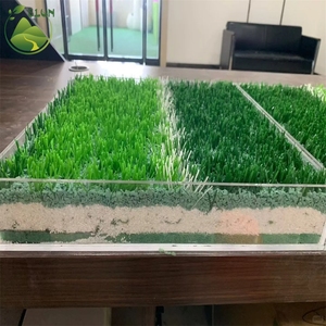 मिनी फुटबॉल फील्ड 50 मिमी हाई डेटेक्स कृत्रिम घास क्रिकेट पिच डिक्रोक्शन के लिए सिंथेटिक घास - Product Image 3