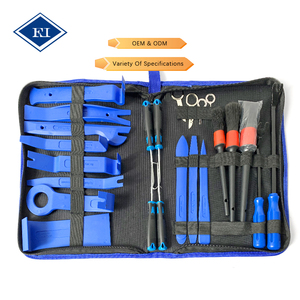 Fengjie – Kit de 19 outils de démontage de garnitures automobiles et pinces de retrait de clips, en nylon, pour tableau de bord, autoradio, panneaux de porte, vitres et éclairages de <span class=keywords><strong>voiture</strong></span> - Product Image 1