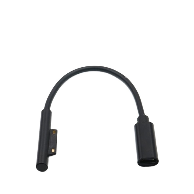 Portable PD Fast Charge Type C Microsoft 15V Charging Cable for Surface Pro7/5/4/6 Compatible Microsoft Tablet Applicable All
