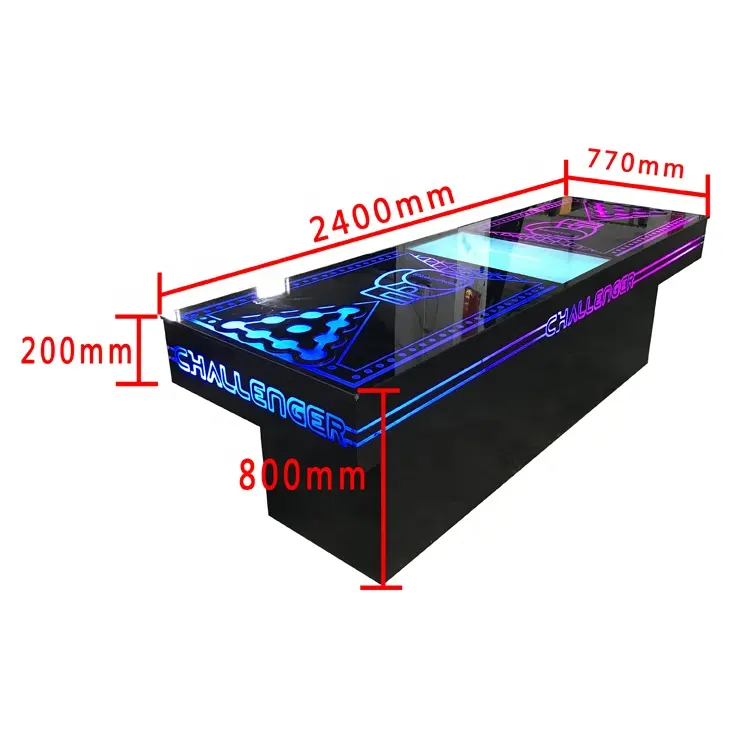 LED light up customize printing beer pong table with cabinet, metal foldable machine beer pong table custom