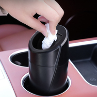 Nouvelle poubelle multifonctionnelle mini pour voiture, double usage (véhicule et maison), seau de rangement portable et étanche