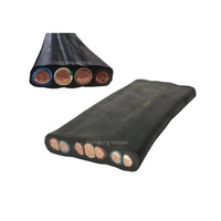 Vente en gros de fil de câble souple plat 4*2.5mm câble de cuivre rond 4*6mm pour les grues